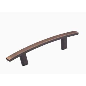 Richelieu Replacement Metal Cabinet Drawer Pull, Brushed Oil-Rubbed Bronze